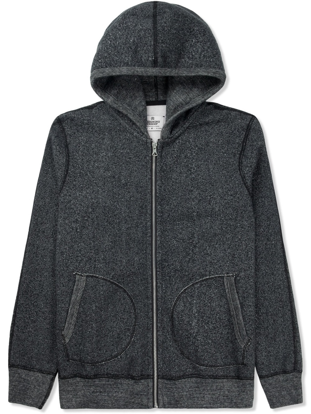 Reigning Champ Tiger Fleece Zip Up Hoodie